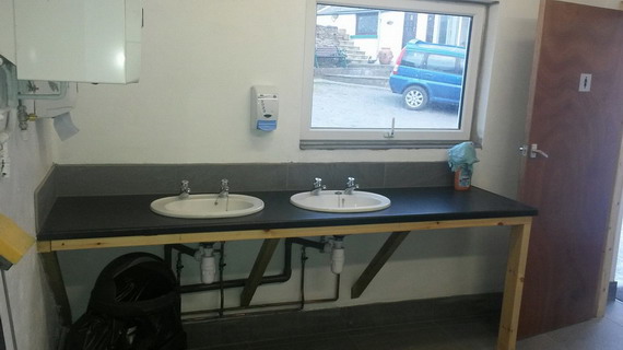 Ladies wash basins