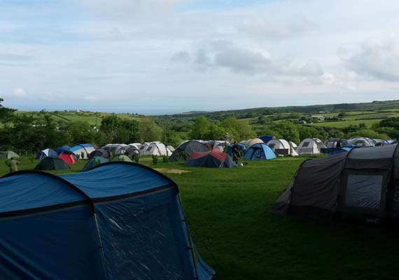 In TT & MGP weeks things are a little busier in the camping paddock...